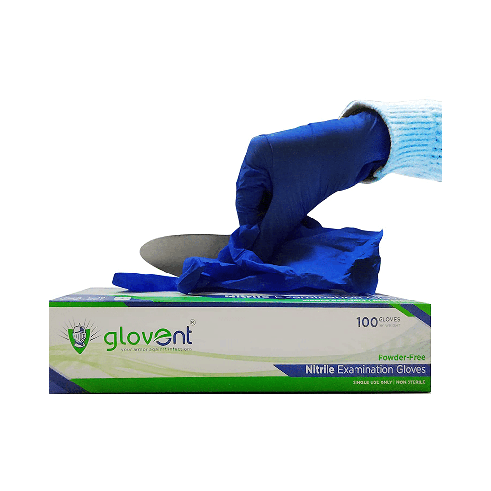 Glovent Nitrile Examination Gloves Powder Free Medium - Image 1