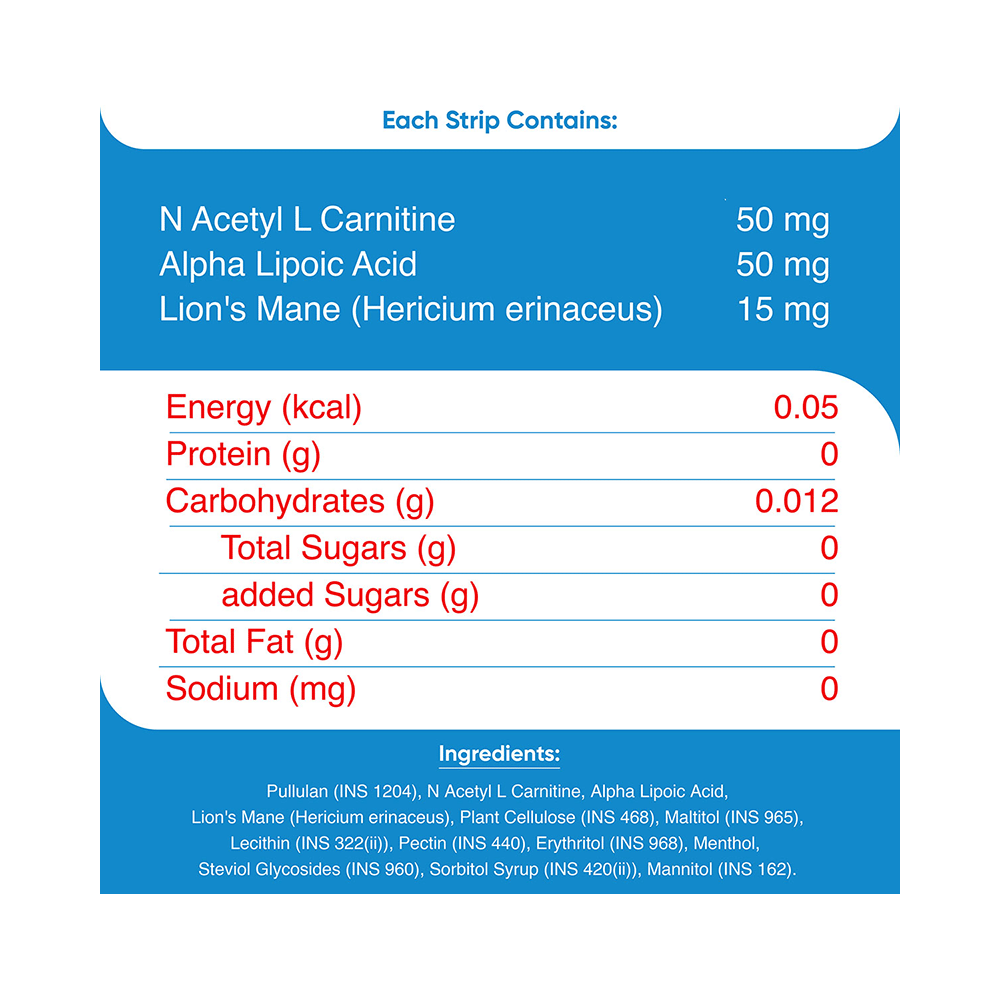 Slip Slip's Focus + Oral Thin Strip Support Better Focus and Overall Energy Natural Strawberry - Image 5