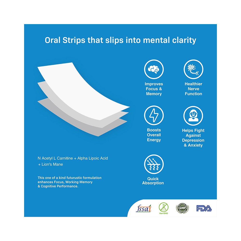 Slip Slip's Focus + Oral Thin Strip Support Better Focus and Overall Energy Natural Strawberry - Image 3