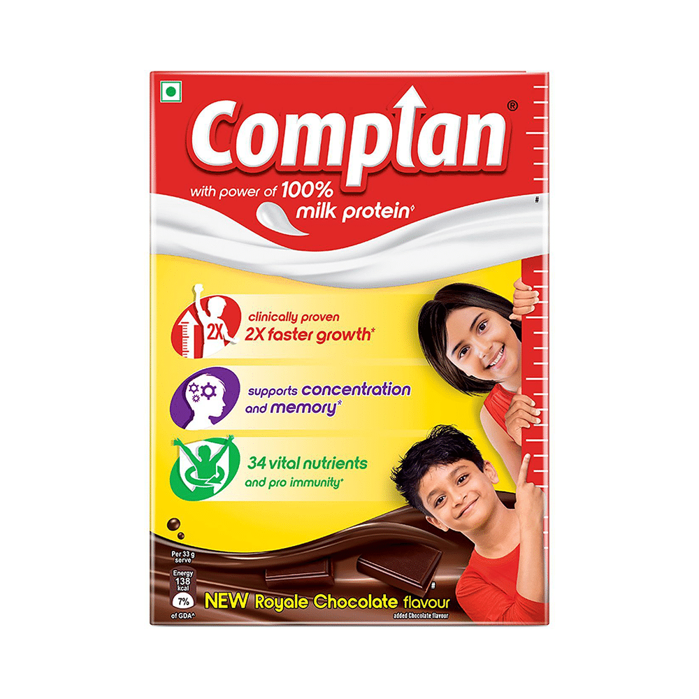 Complan Nutrition Drink Powder for Children | Nutrition Drink for Kids with Protein & 34 Vital Nutrients | Royale Chocolate - Image 2