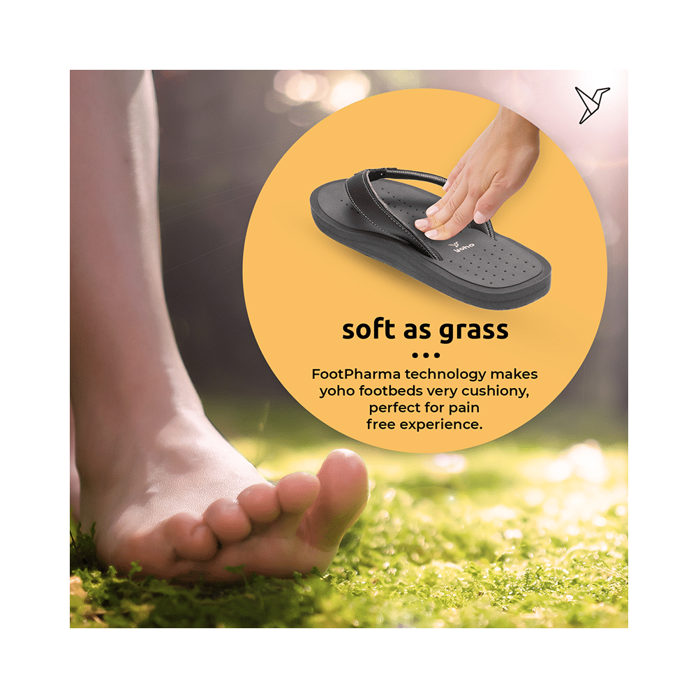 Yoho Lifestyle Ortho Soft Comfortable and Stylish Slipper for Men with Arch Support 7 Monsoon Grey - Image 11