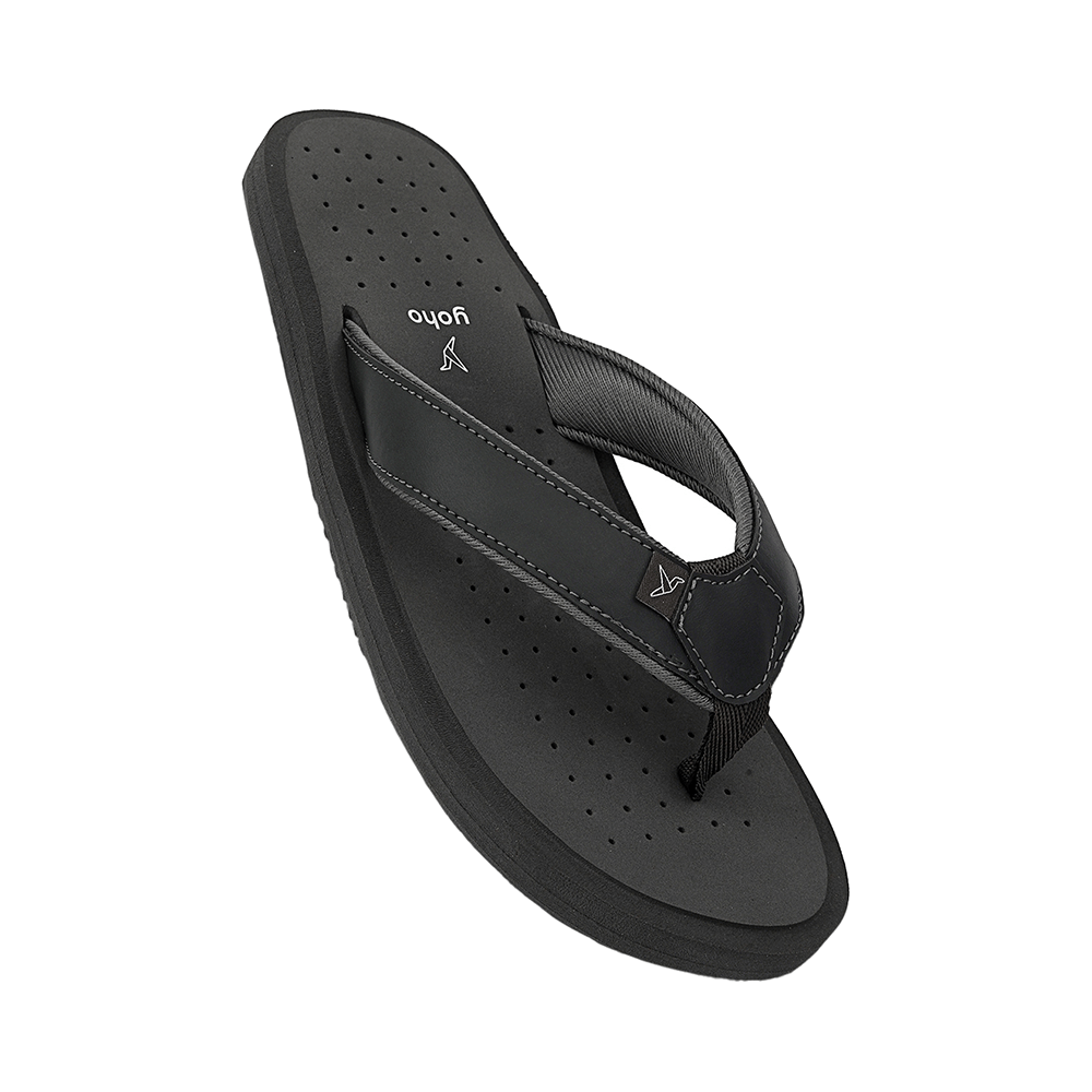 Yoho Lifestyle Ortho Soft Comfortable and Stylish Slipper for Men with Arch Support 7 Monsoon Grey - Image 4