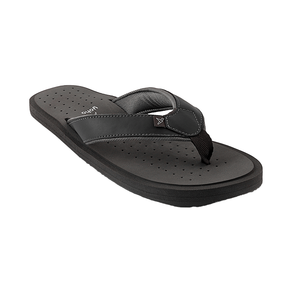Yoho Lifestyle Ortho Soft Comfortable and Stylish Slipper for Men with Arch Support 7 Monsoon Grey - Image 6