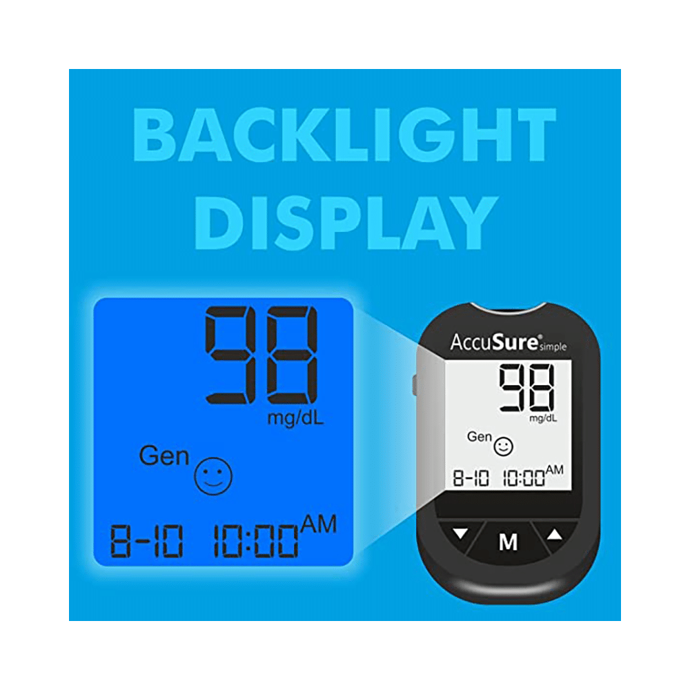 Accusure Simple Glucometer Kit - Image 2