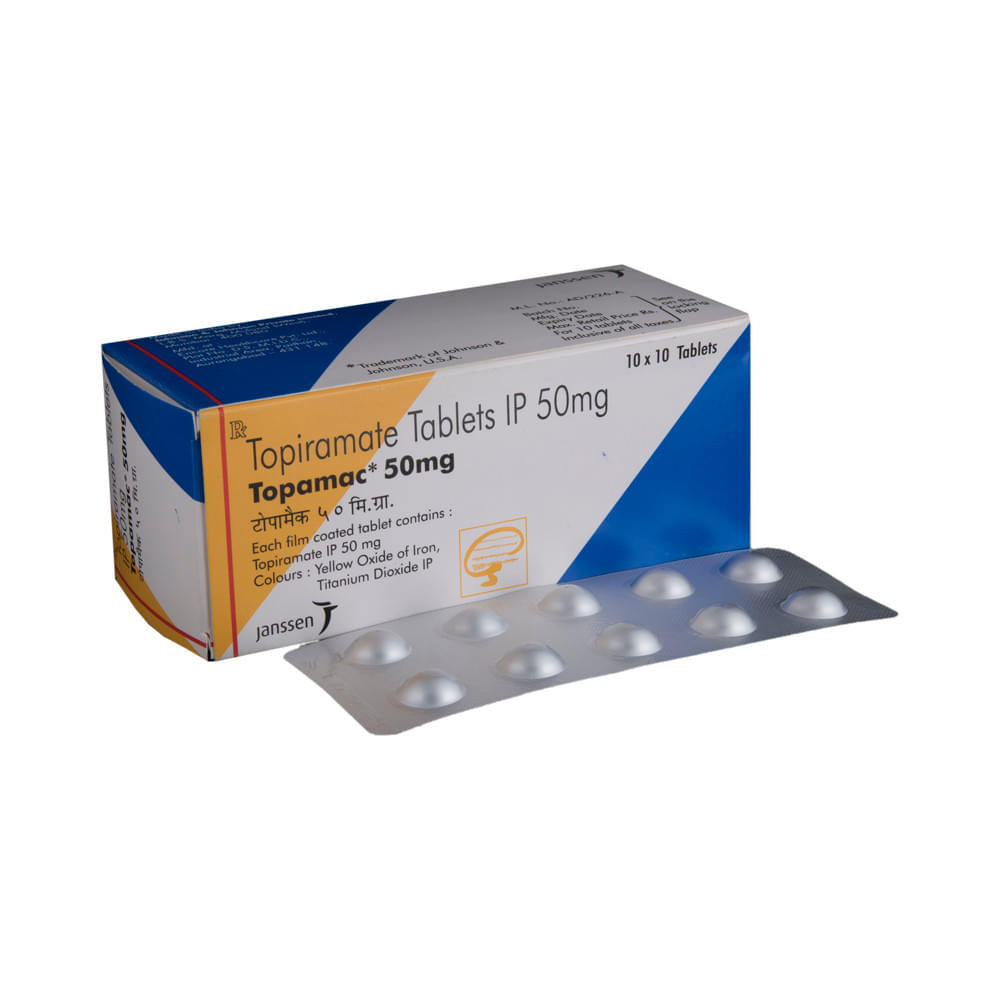 Topamac 50mg Tablet - Image 1