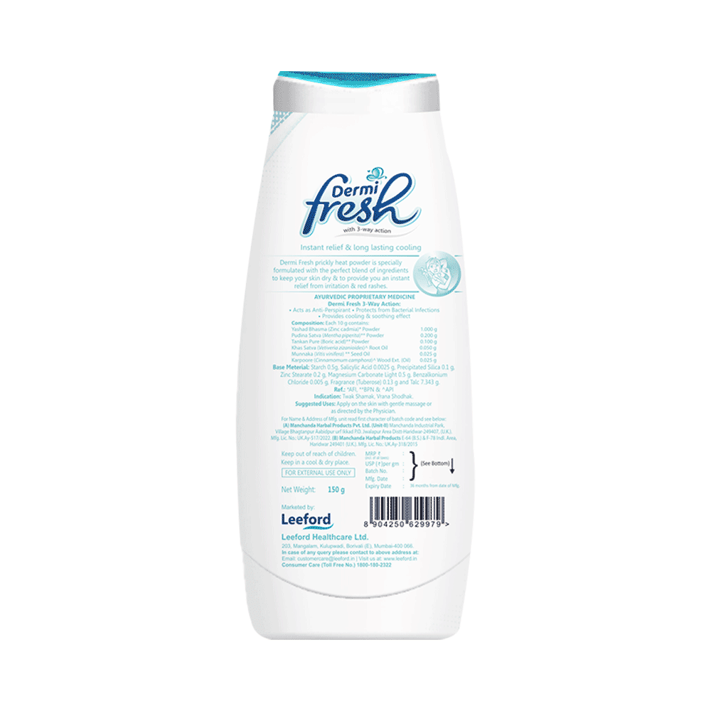 Dermifresh Prickly Heat Powder Extra Cool - Image 2