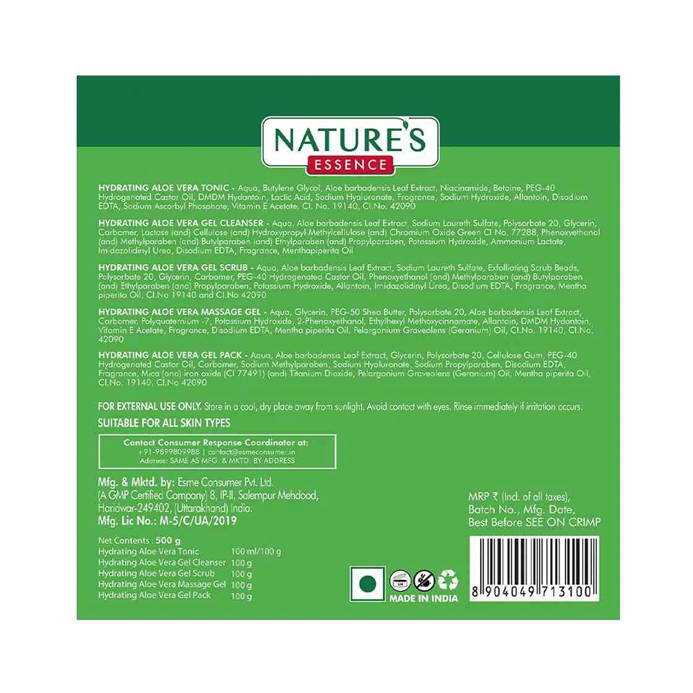 Nature's Essence Advanced Hydrating Aloe Vera Facial Kit - Image 5