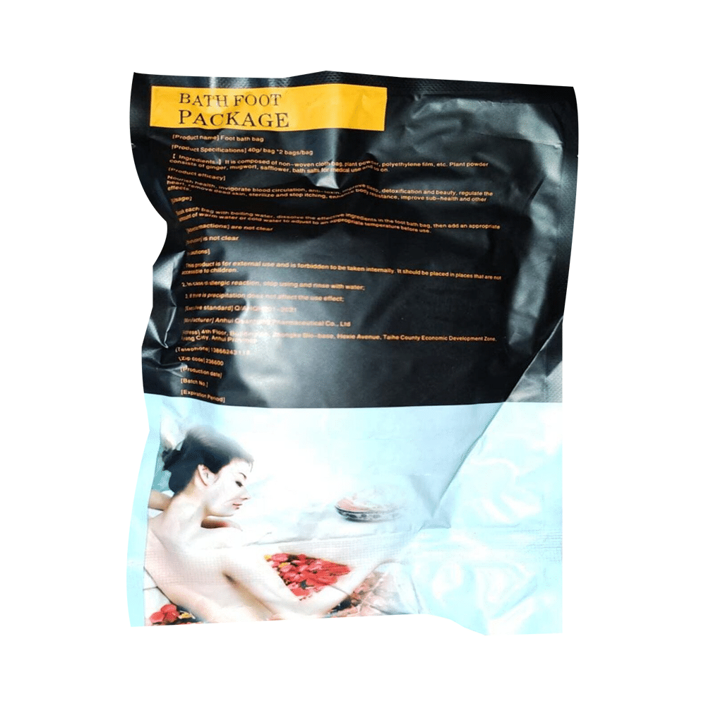 Agarwals Leg Foot Bath Bags natural Wormwood Ginger Foot Soak (2 Bags Each) - Image 2