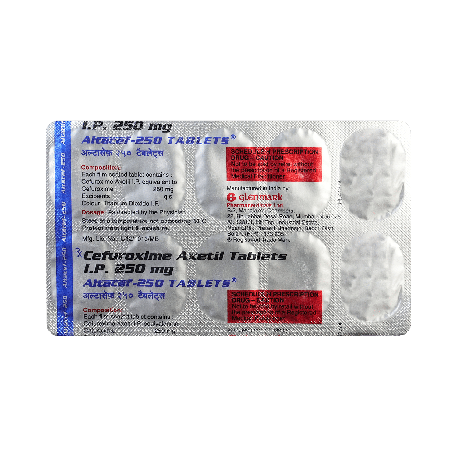 Altacef 250mg Tablet - Image 6
