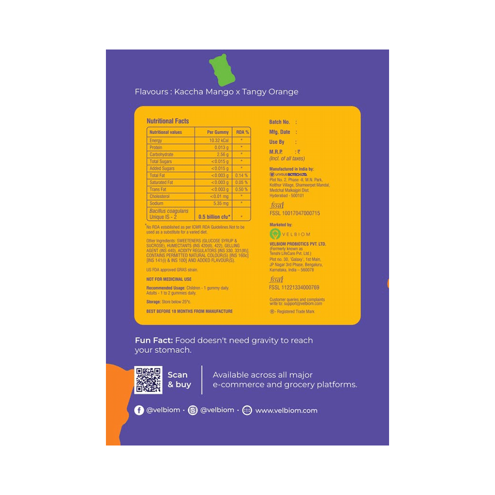 Velbiom Bonatona Probiotic Gummies - Image 2