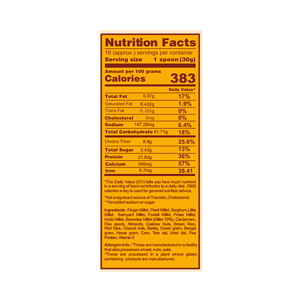 Grami Superfood G25 Natural Health Mix Porridge - Image 3