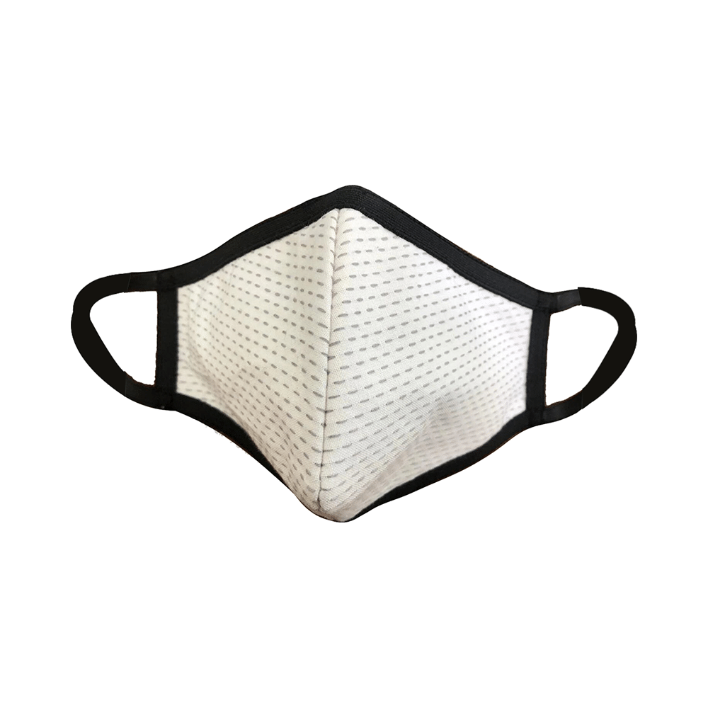 Masks4U Breatheasy Mask Black & White Kantha