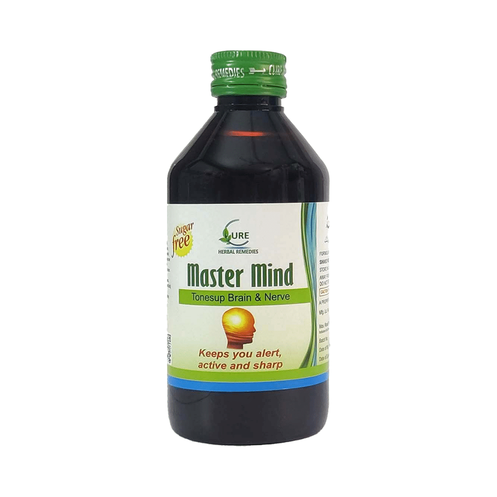 Cure Herbal Remedies Master Mind Syrup Sugar Free - Image 1