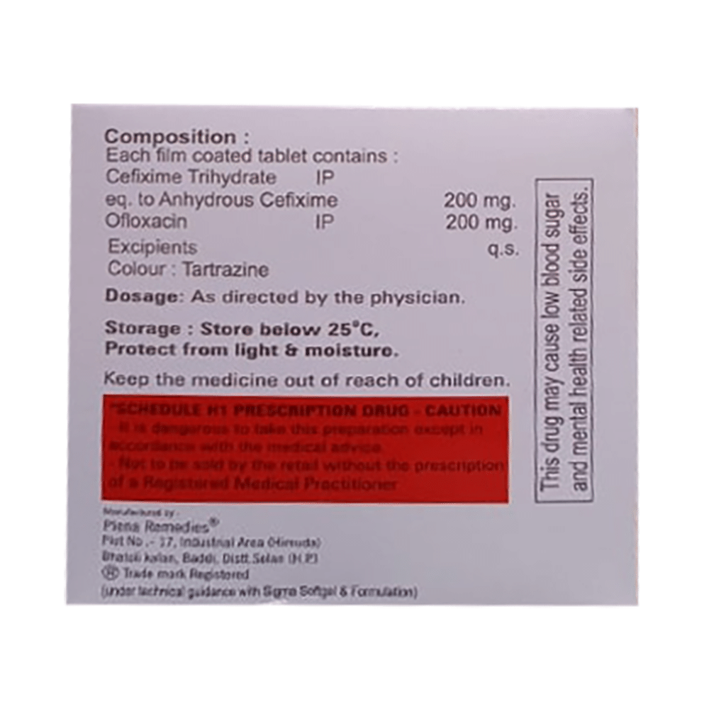 Sigrofix O 200mg/200mg Tablet - Image 2