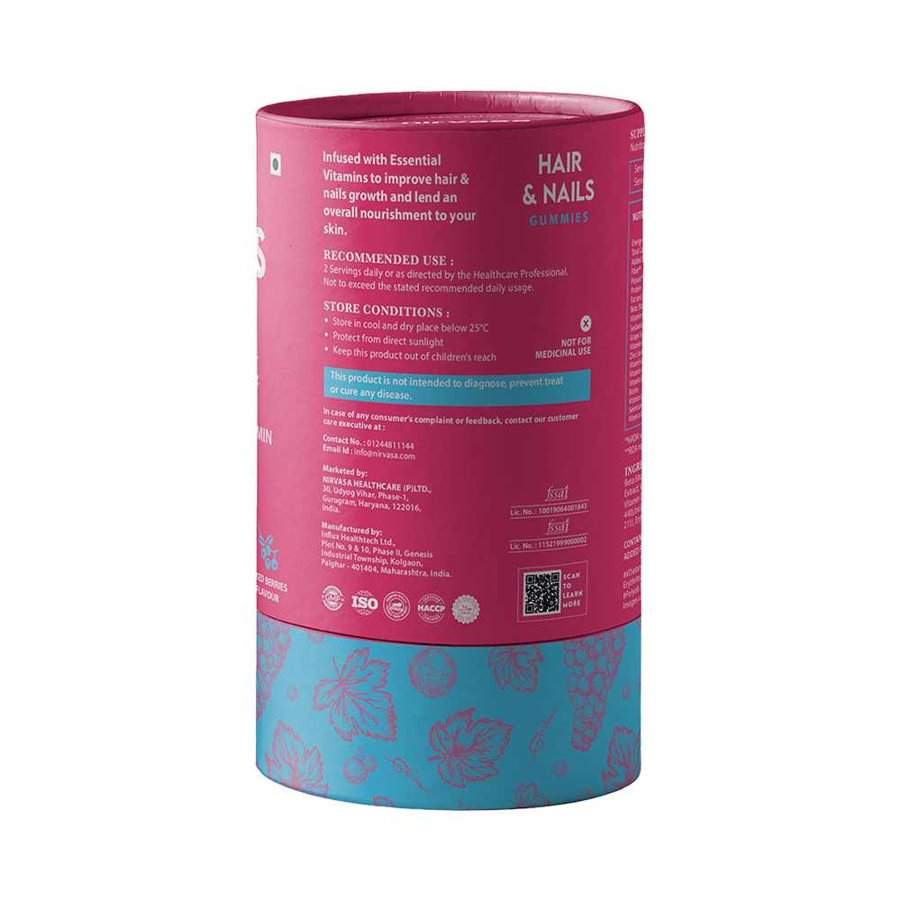 Nirvasa Hair & Nails Gummies (60 Each) - Image 3