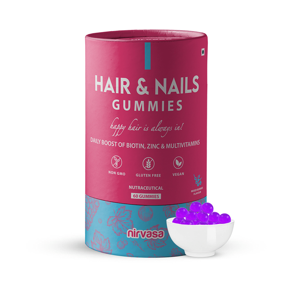 Nirvasa Hair & Nails Gummies (60 Each) - Image 4