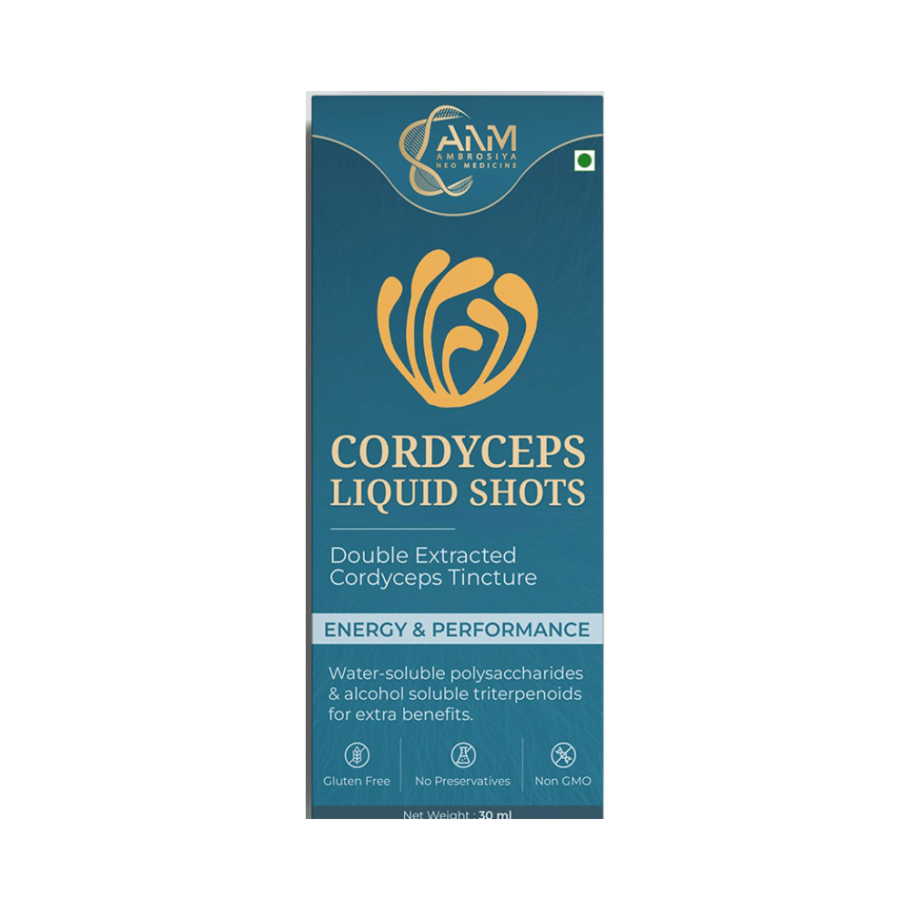 Ambrosiya Cordyceps Liquid Shots - Image 1