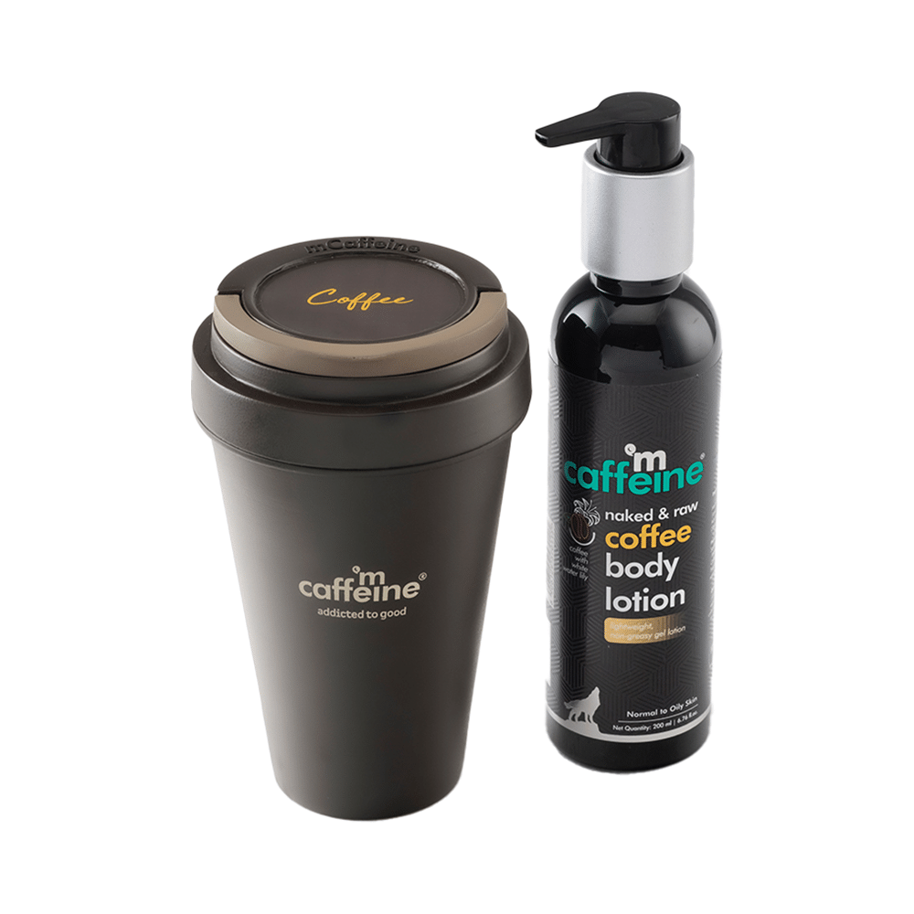 mCaffeine Daily Body Care Kit (Naked & Raw Coffee Body Lotion 200ml & Coffee Body Wash 300ml) - Image 2