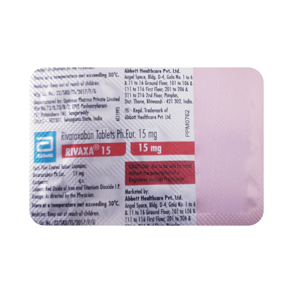 Rivaxa 15mg Tablet - Image 3