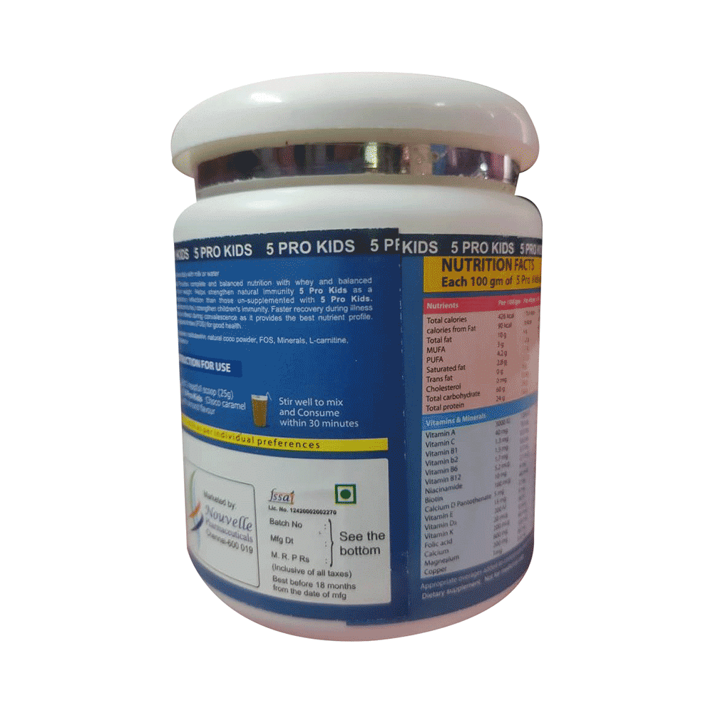 5 Pro Kids Protein Powder Choco Caramel with Almond - Image 4