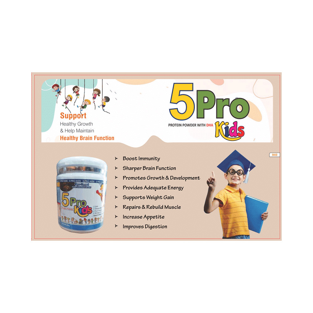 5 Pro Kids Protein Powder Choco Caramel with Almond - Image 5