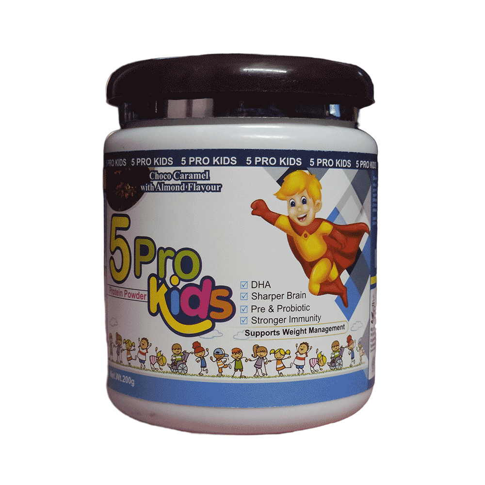 5 Pro Kids Protein Powder Choco Caramel with Almond - Image 1
