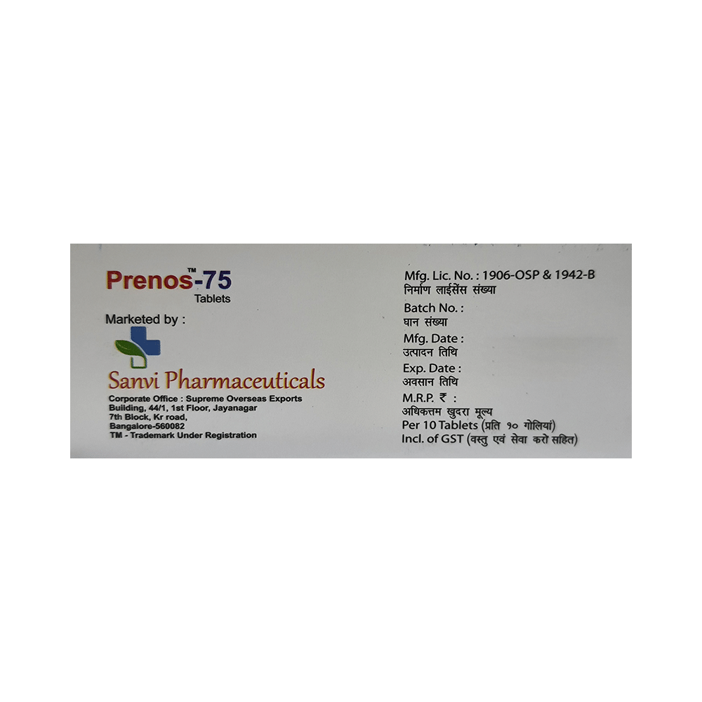 Prenos 75 Tablet SR - Image 3