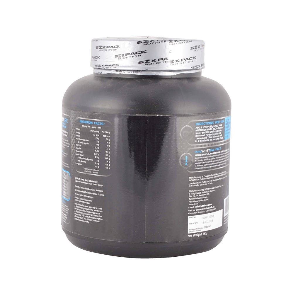 Sixpack Nutrition Whey ABC Protein Powder Rich Chocolate Toffee - Image 4