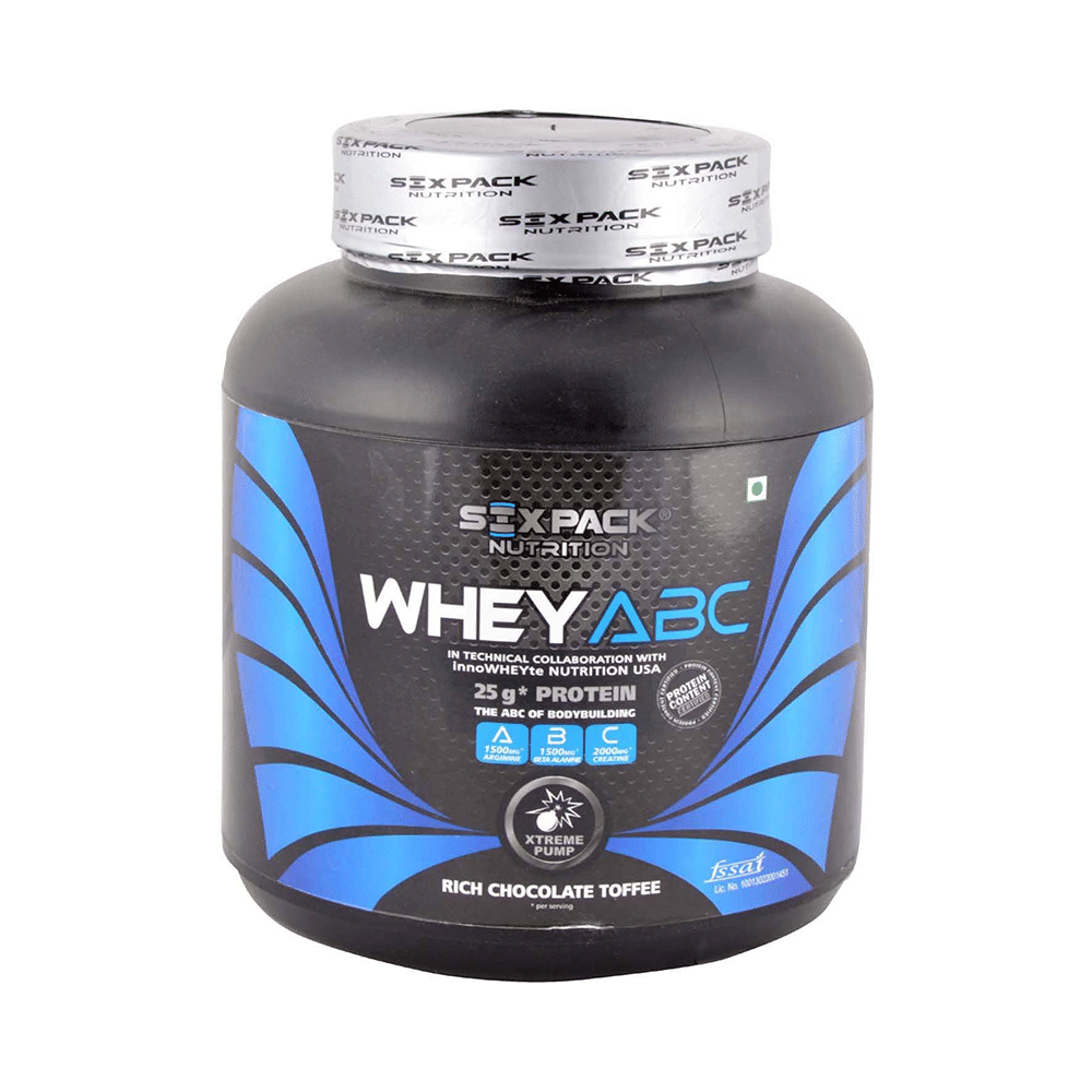 Sixpack Nutrition Whey ABC Protein Powder Rich Chocolate Toffee - Image 1