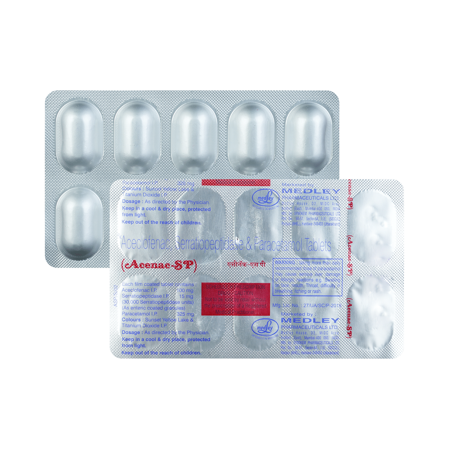 Acenac-SP Tablet - Image 1