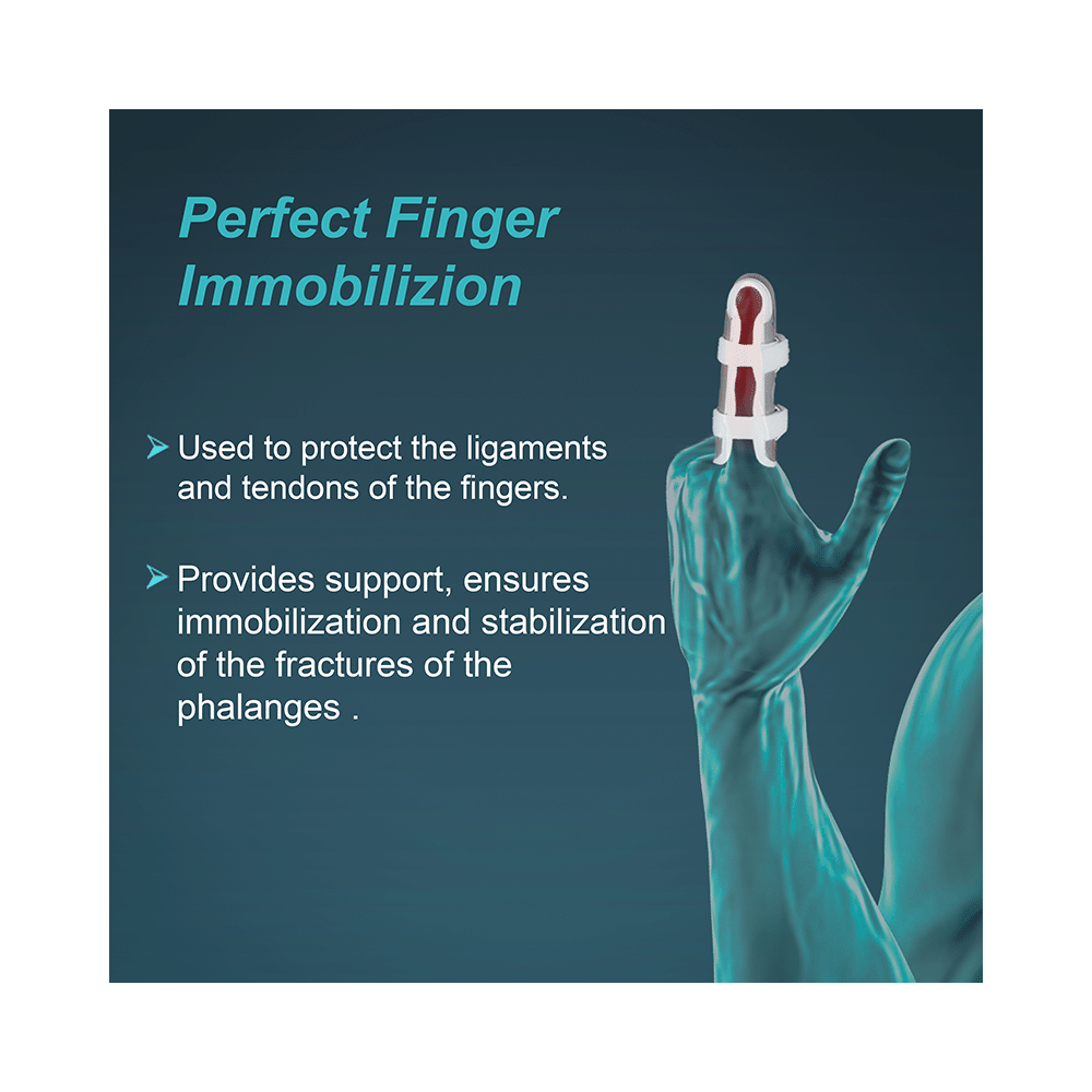 Tynor F-02 Finger Cot Splint Medium - Image 2