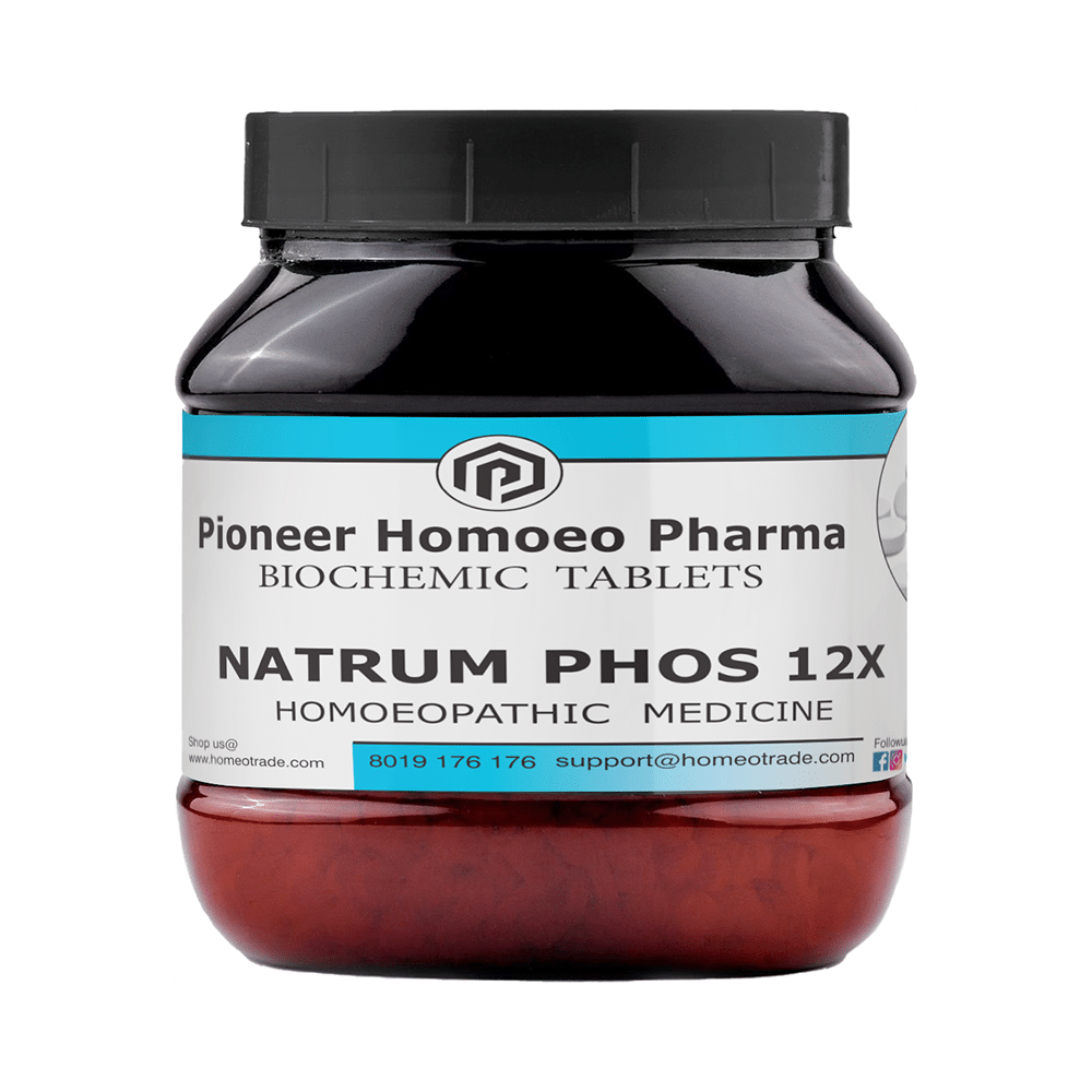 Pioneer Pharma Natrum Phos 12X Biochemic Tablet - Image 1