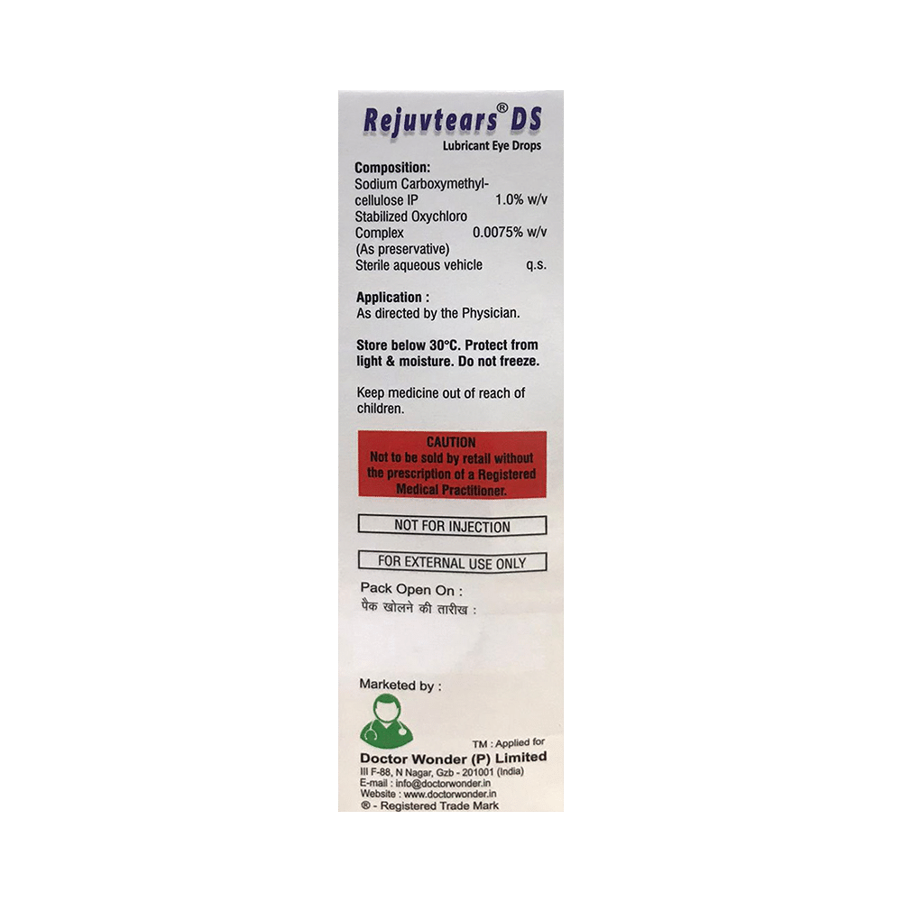 Rejuvtears DS Lubricant Eye Drop - Image 3