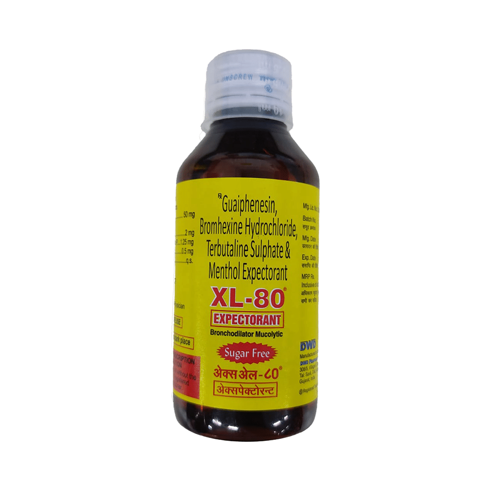 XL 80 Expectorant Sugar Free - Image 1