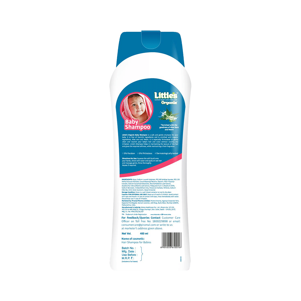Littles Organix Baby Shampoo - Image 2