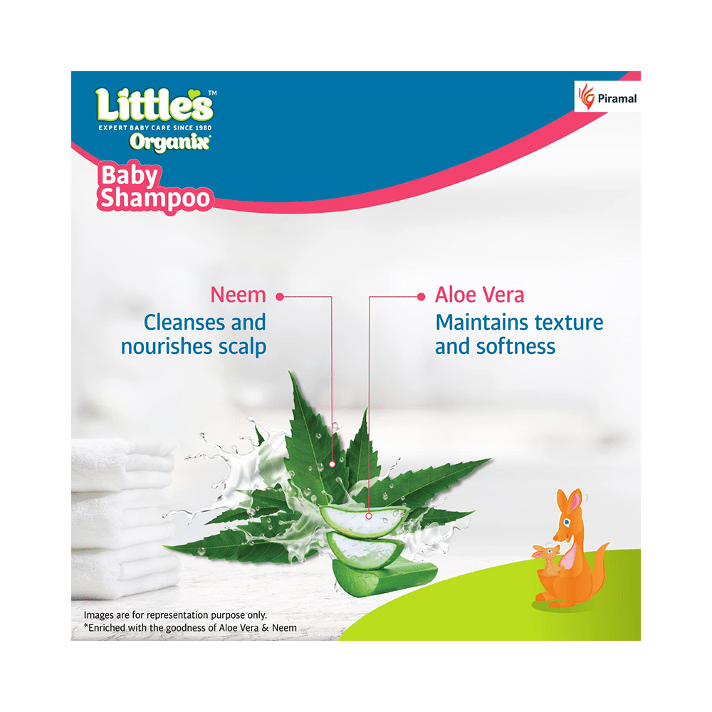 Littles Organix Baby Shampoo - Image 4