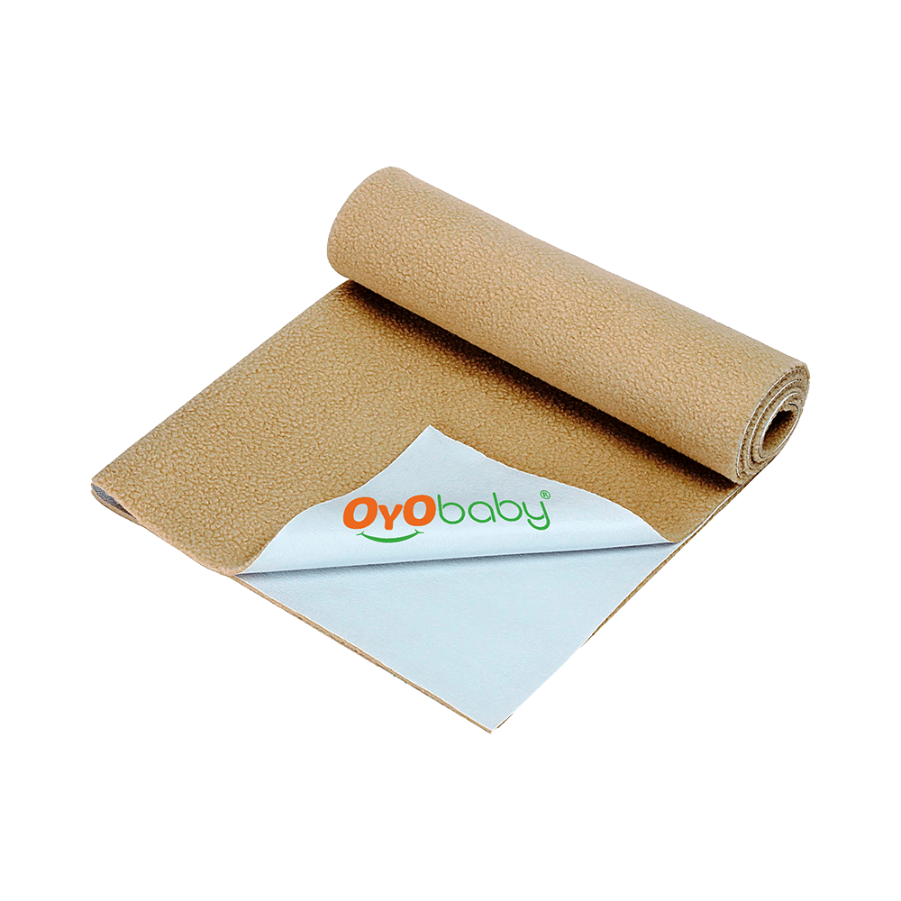 Oyo Baby Waterproof Rubber Sheet Large Beige - Image 1