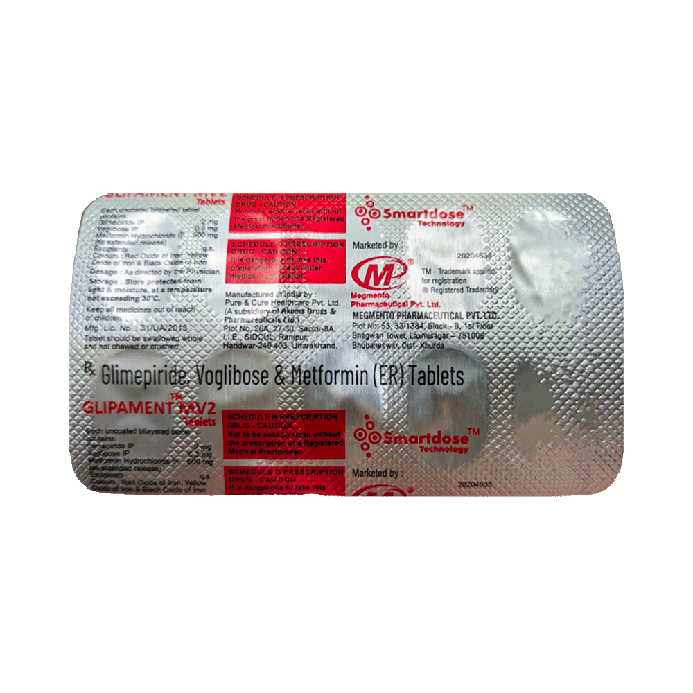 Glipament MV 2 Tablet ER - Image 2