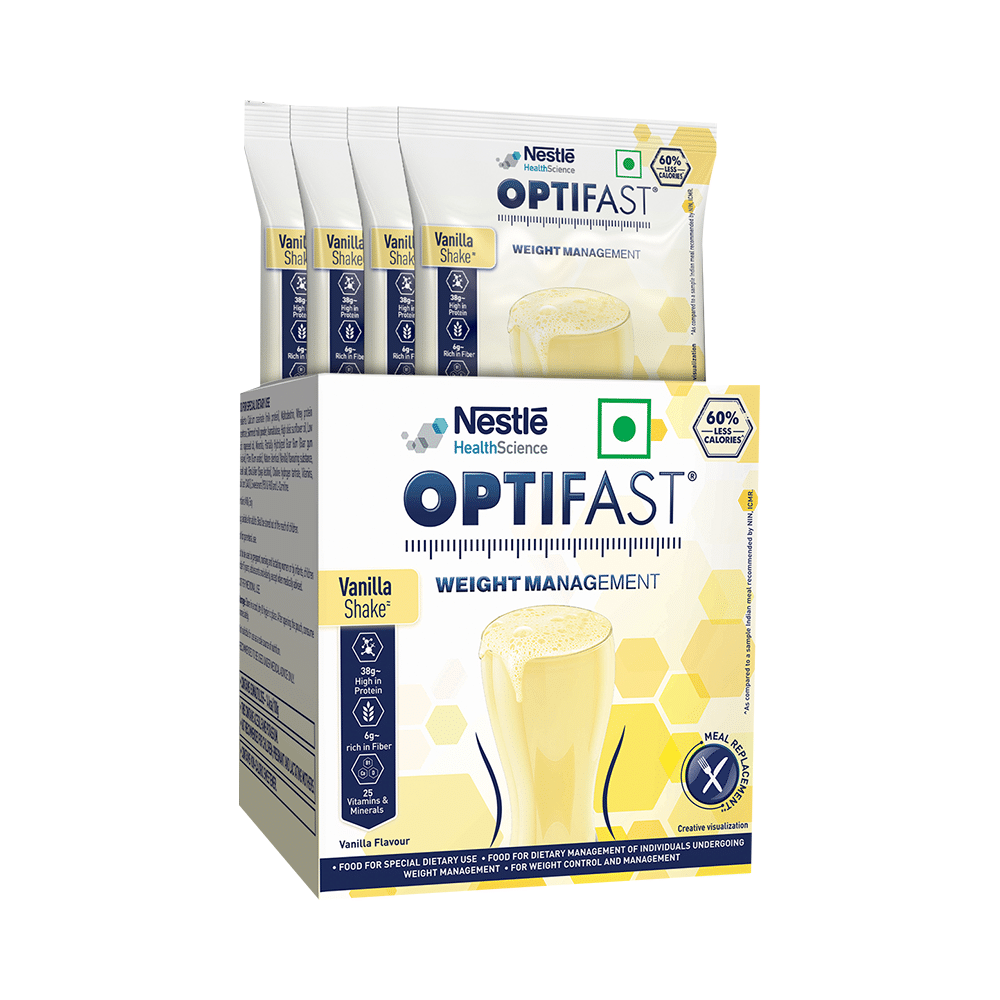 Nestle Optifast Weight Management Shake (50gm Each) Vanilla Shake - Image 4