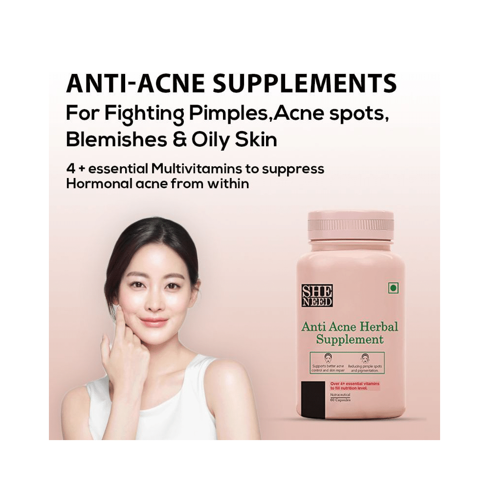 SheNeed Anti-Acne Herbal Supplement Capsule - Image 4