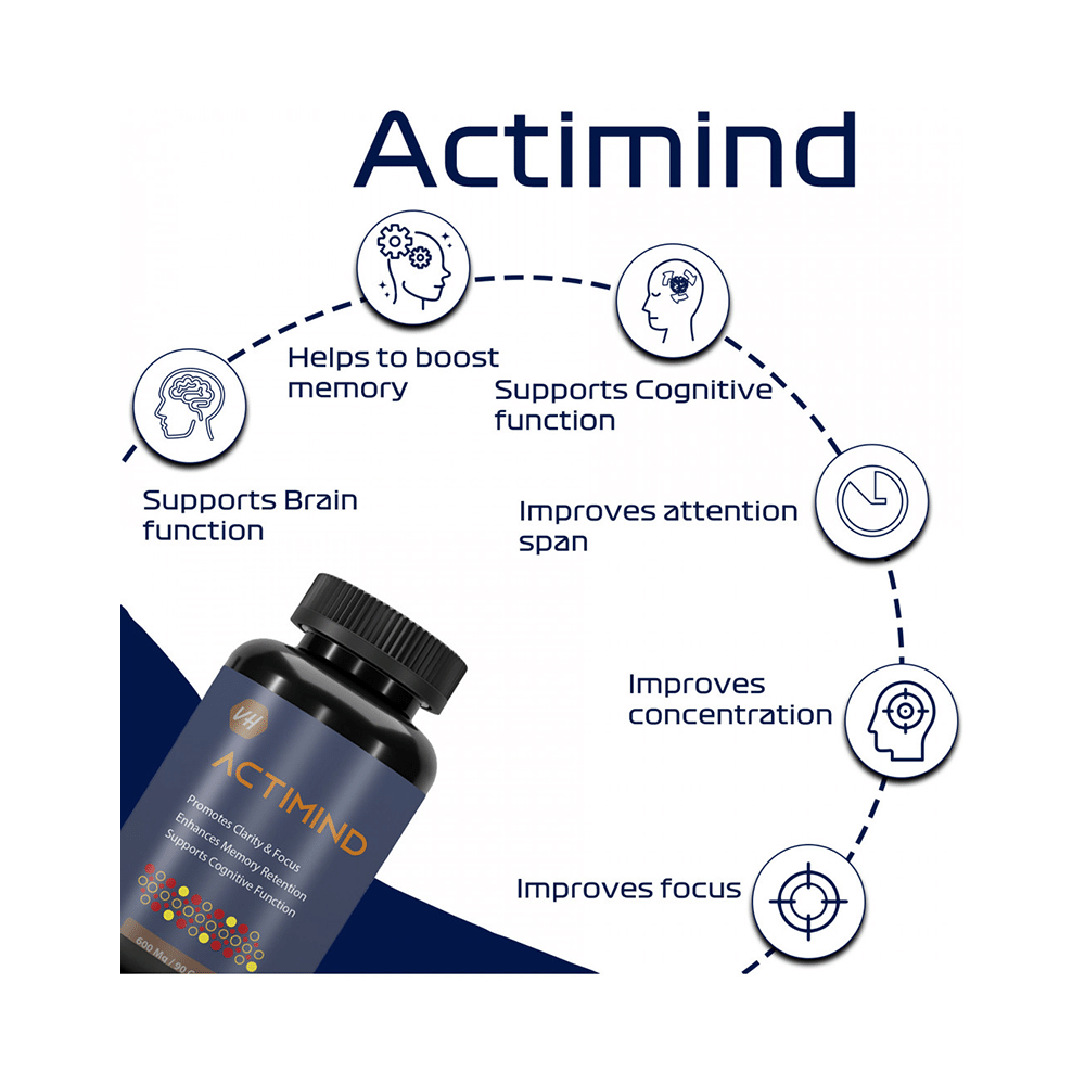 Vitaminhaat Neuro Optimax Memory Care 600mg Capsule - Image 3
