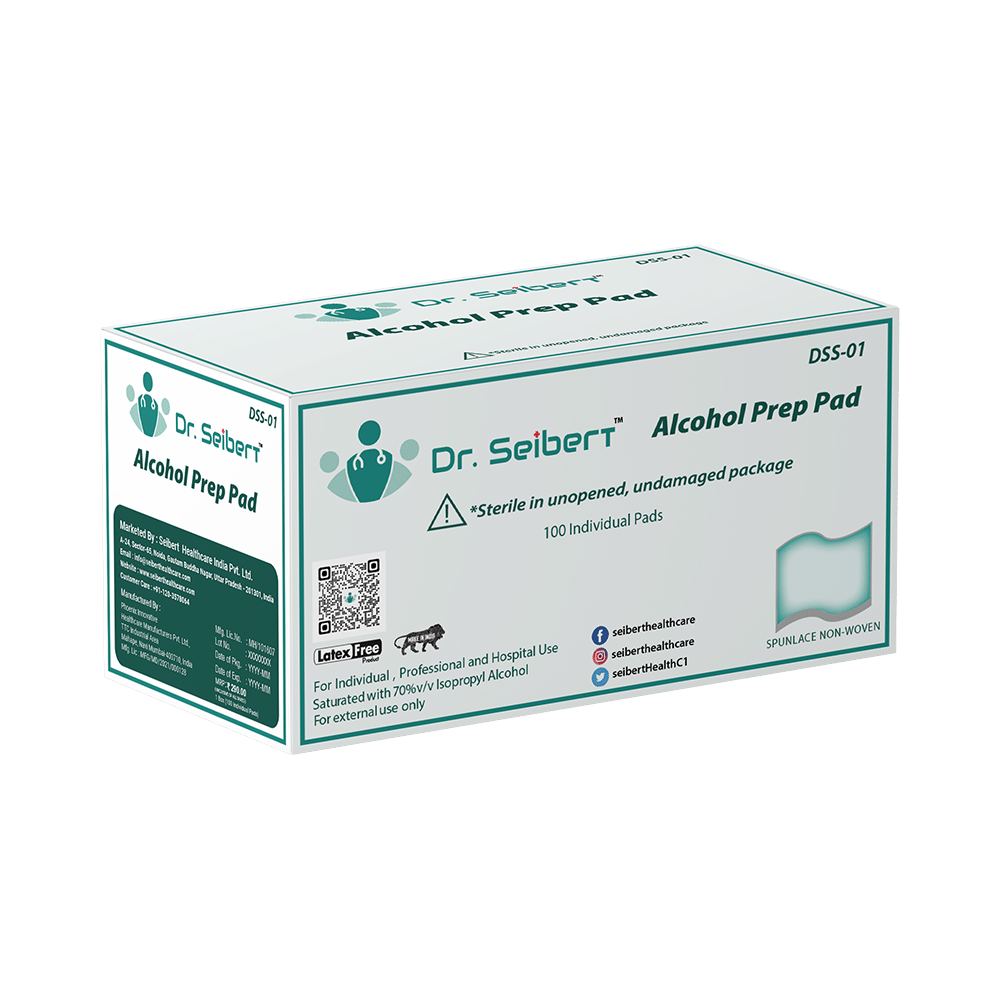 Dr. Seibert Alcohol Prep Pads - Image 2