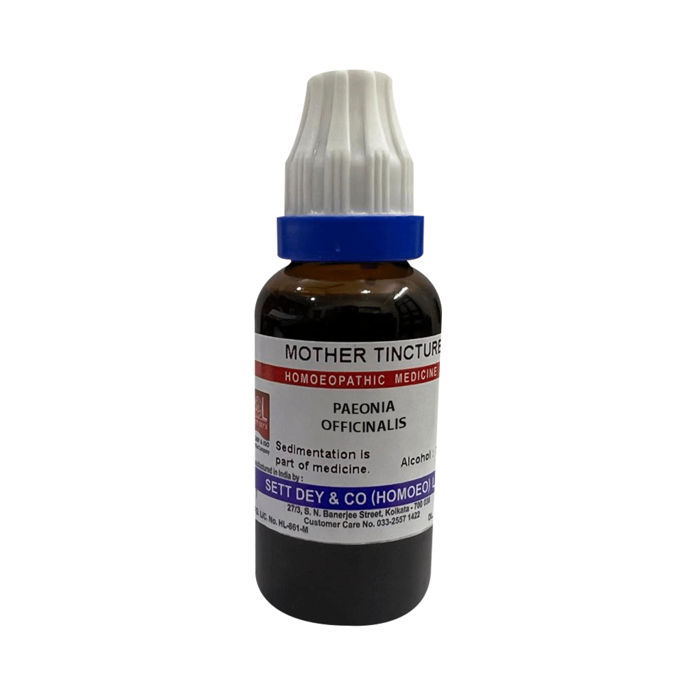 Sett Dey Paeonia Officinalis Mother Tincture - Image 1