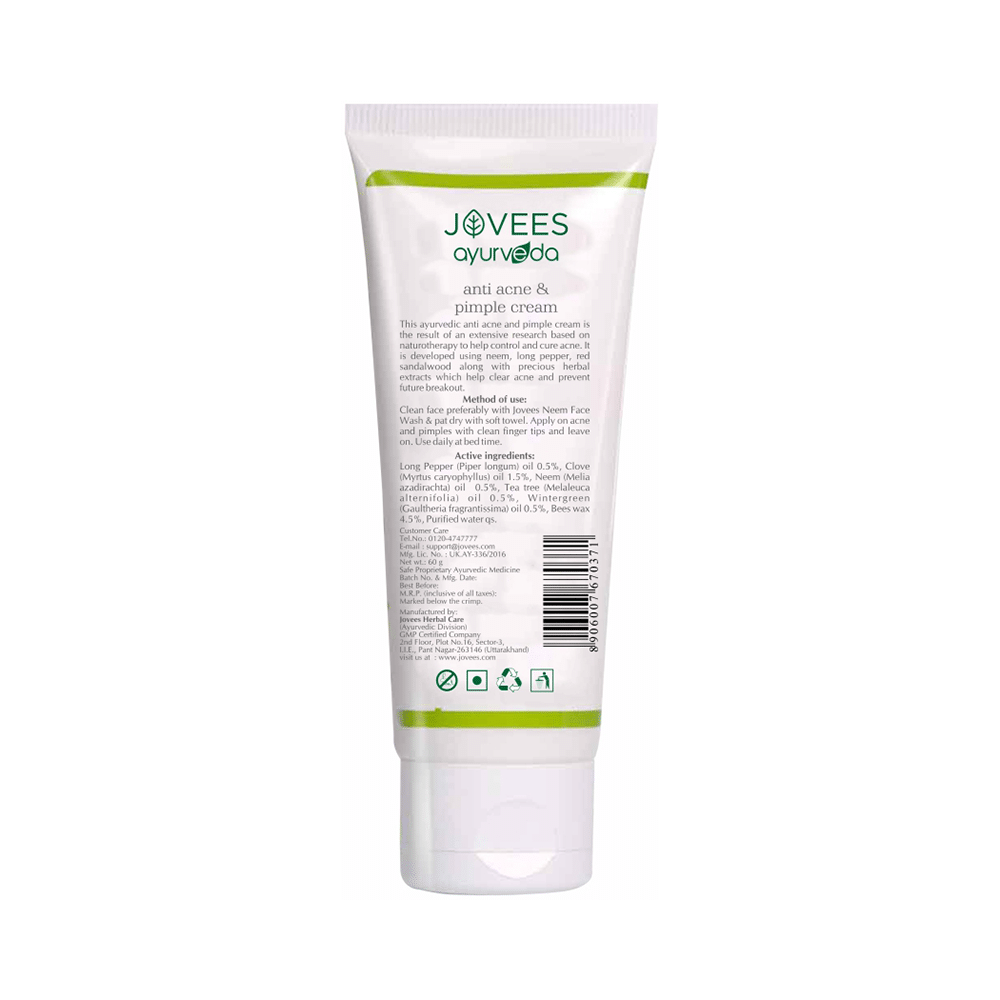 Jovees Anti Acne & Pimple Cream - Image 2