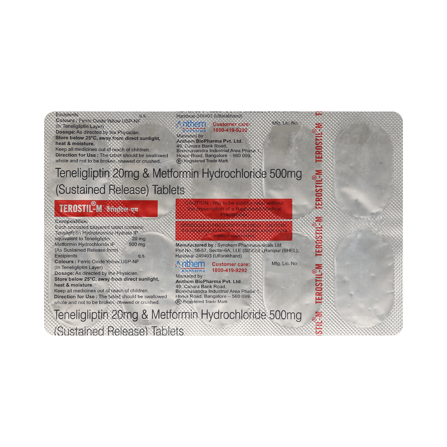 Terostil M 500mg/20mg Tablet - Image 3