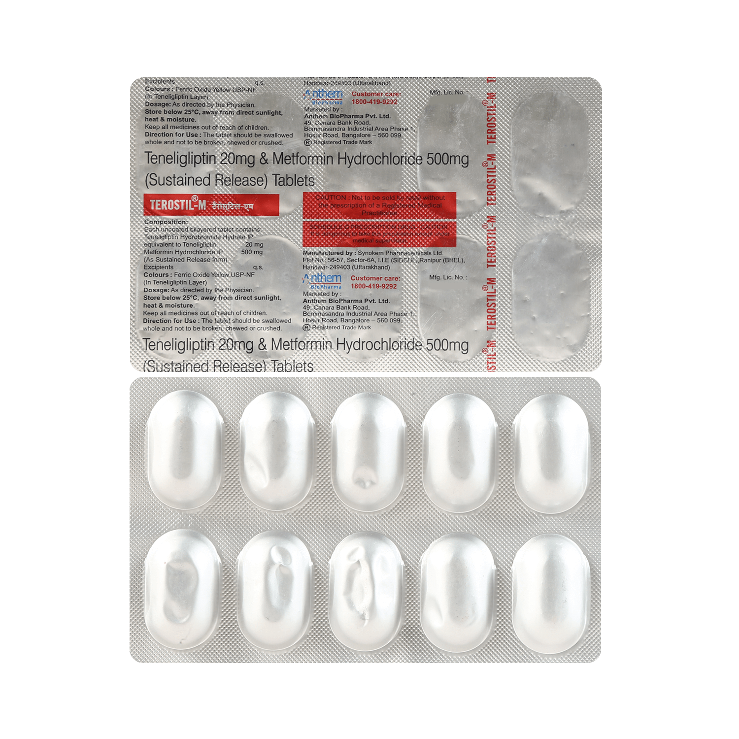 Terostil M 500mg/20mg Tablet - Image 1