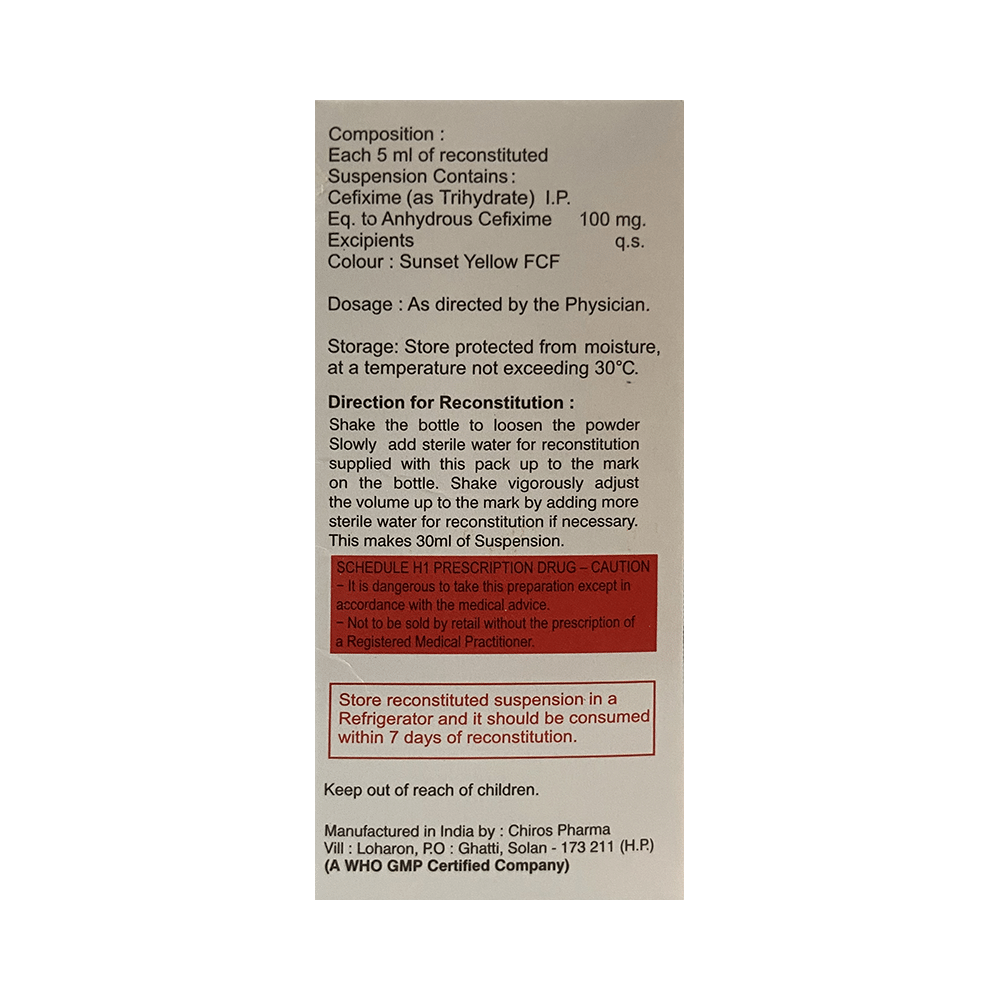Sprocef 100 Dry Syrup - Image 2