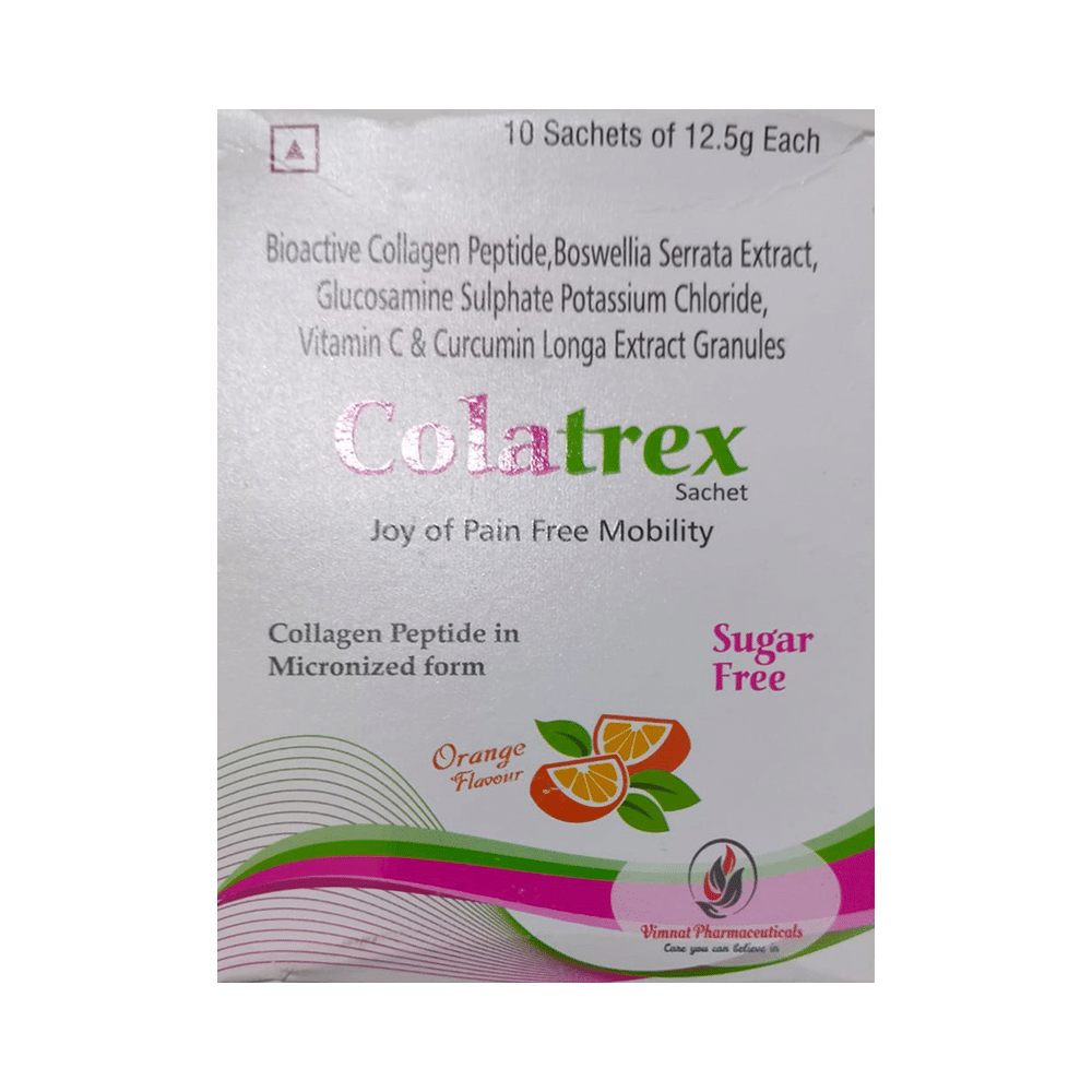Colatrex Sachet Orange Sugar Free