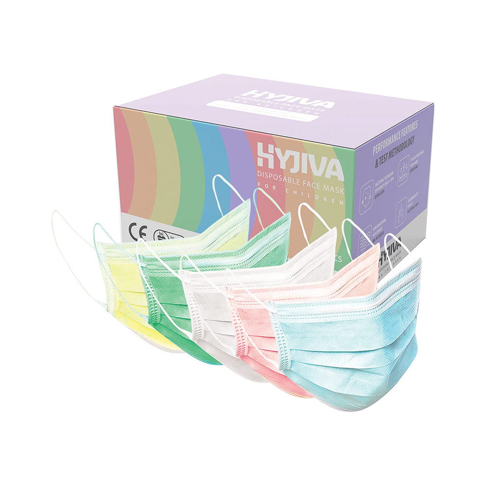 Hyjiva 3 Ply Disposable Face Mask for Children Assorted - Image 1