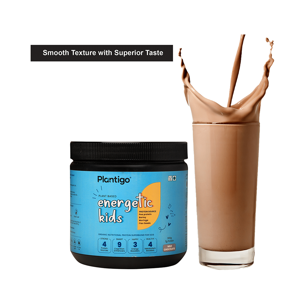 Plantigo Plant Based Energetic Kids Powder Milk Chocolate - Image 3